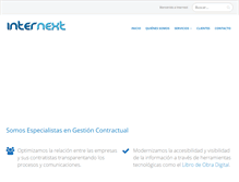 Tablet Screenshot of internext.cl