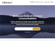 Tablet Screenshot of internext.com