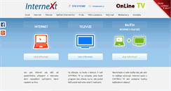Desktop Screenshot of internext.cz